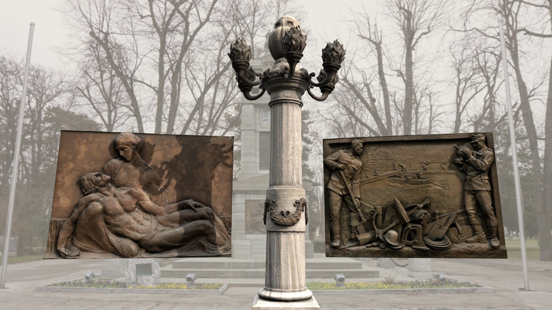 Kriegerdenkmal — Sketchfab embed 3D viewer