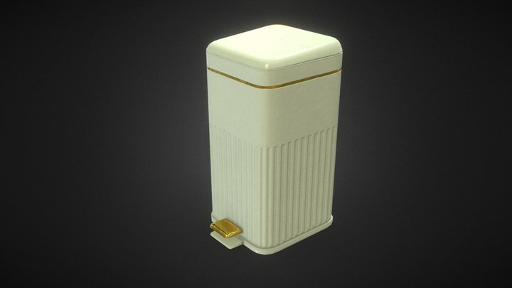 Retro/Vintage Bin 3D Model