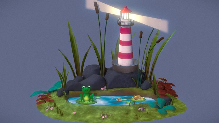 Froggy's Pond 3D Model