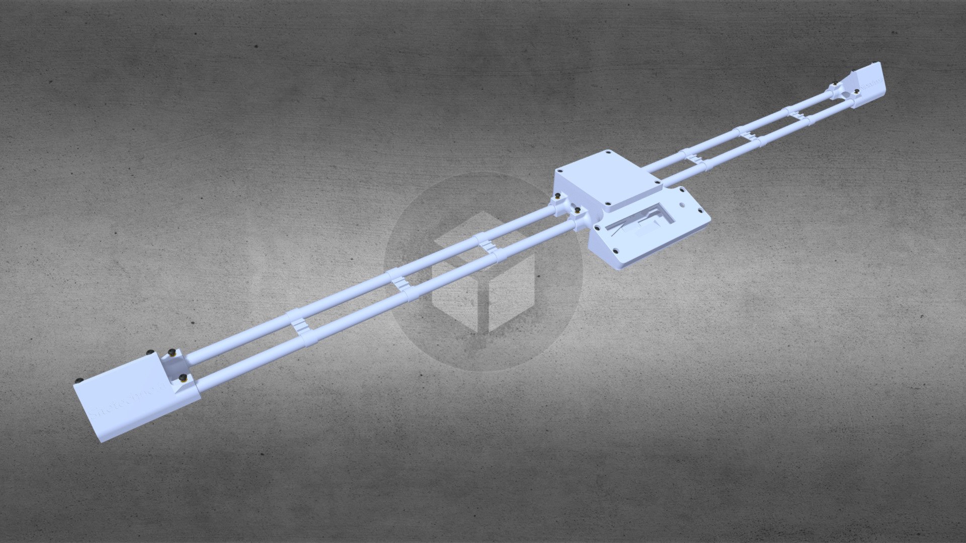 Speed ​​radar (section type) - STL — Sketchfab embed 3D viewer