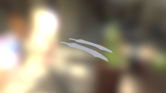 Rough Sword Model 3D Model