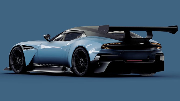 Aston Martin Vulcan 3D Model
