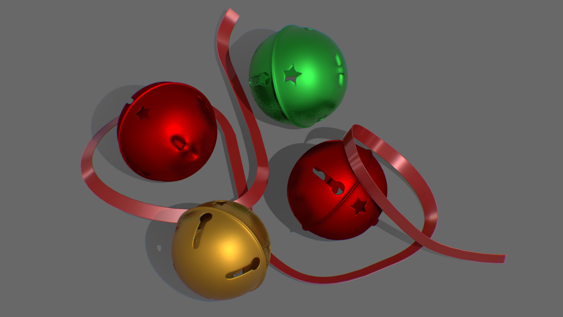 3D model Jingle Bell - This is a 3D model of the Jingle Bell. The 3D model is about icon.