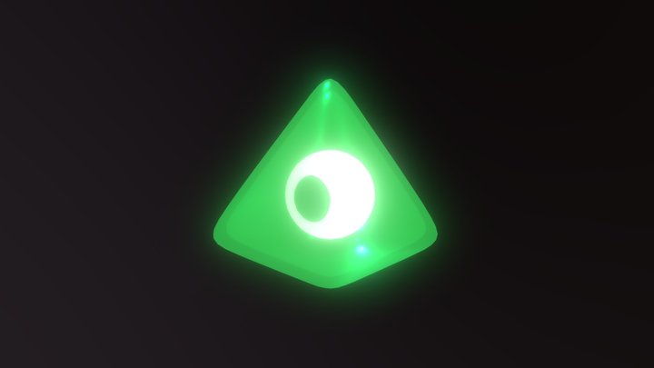 Polygonal Mind Logo 3D Model