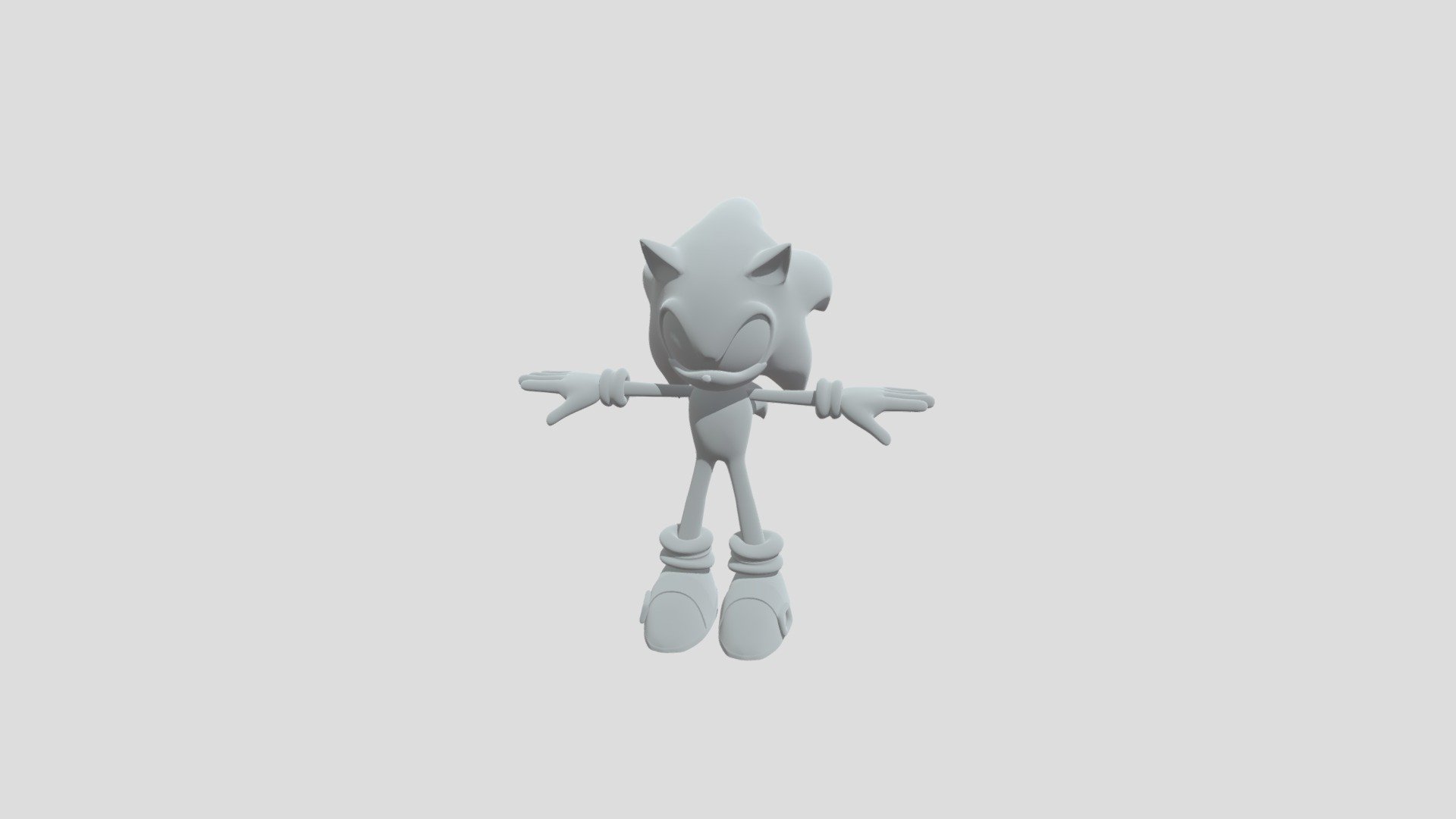 Free STL file Sonic EXE 🗝️・Template to download and 3D print・Cults