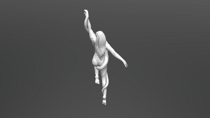 Female gesture 3D Model