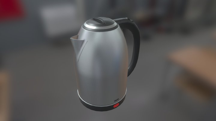 Water Kettle 3D Model