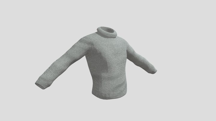 Male Sweater 3D Model