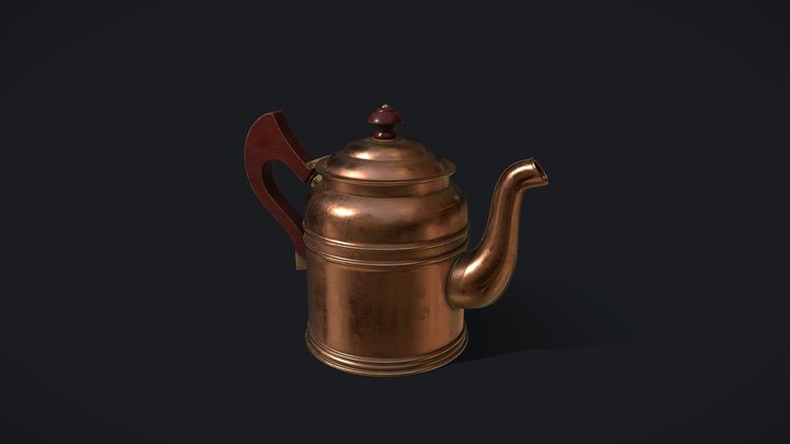 Polished Tea Kettle – Free 3D Model STL