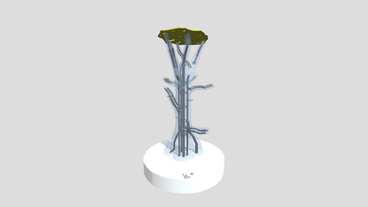 GibbonTree_for Export for SketchFAB 3D Model