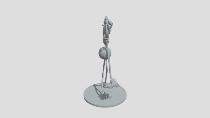 Poppy playtime Green hand trophy fan made 3d print model 3D model 3D  printable