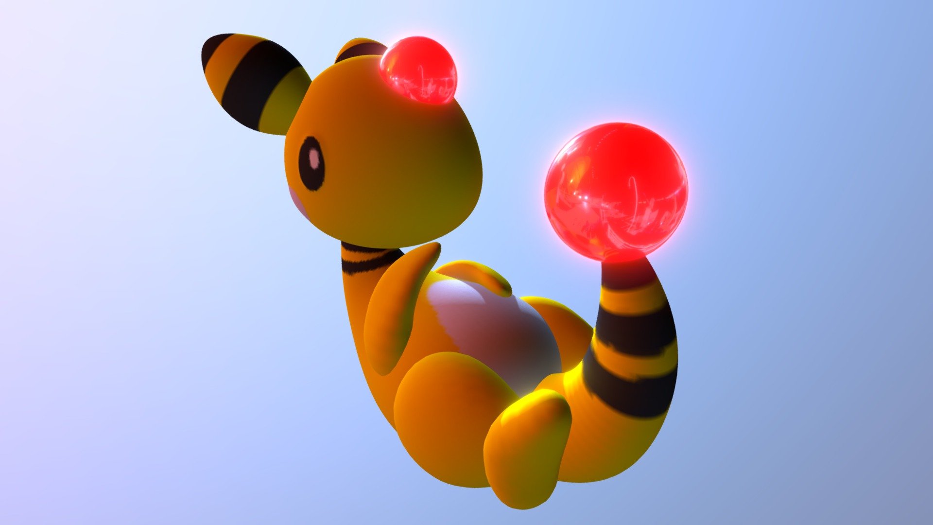 Amphy/Ampharos - 3D Model By Amphrey [7078f43] - Sketchfab