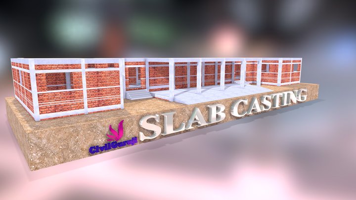 34 Slab Casting 3D Model