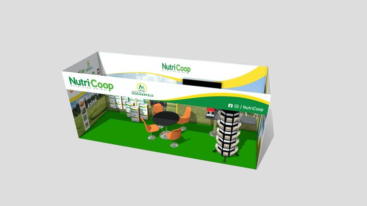 Nutricoop Stand 3D Model