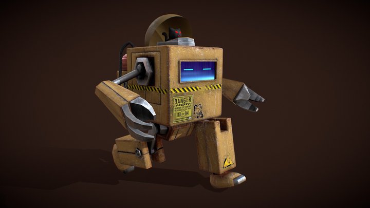 BOX-02 Robot 3D Model