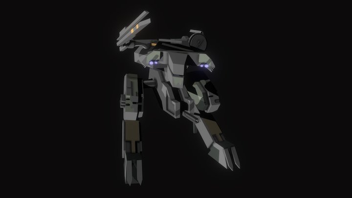 Metal Gear Rex 3D Model
