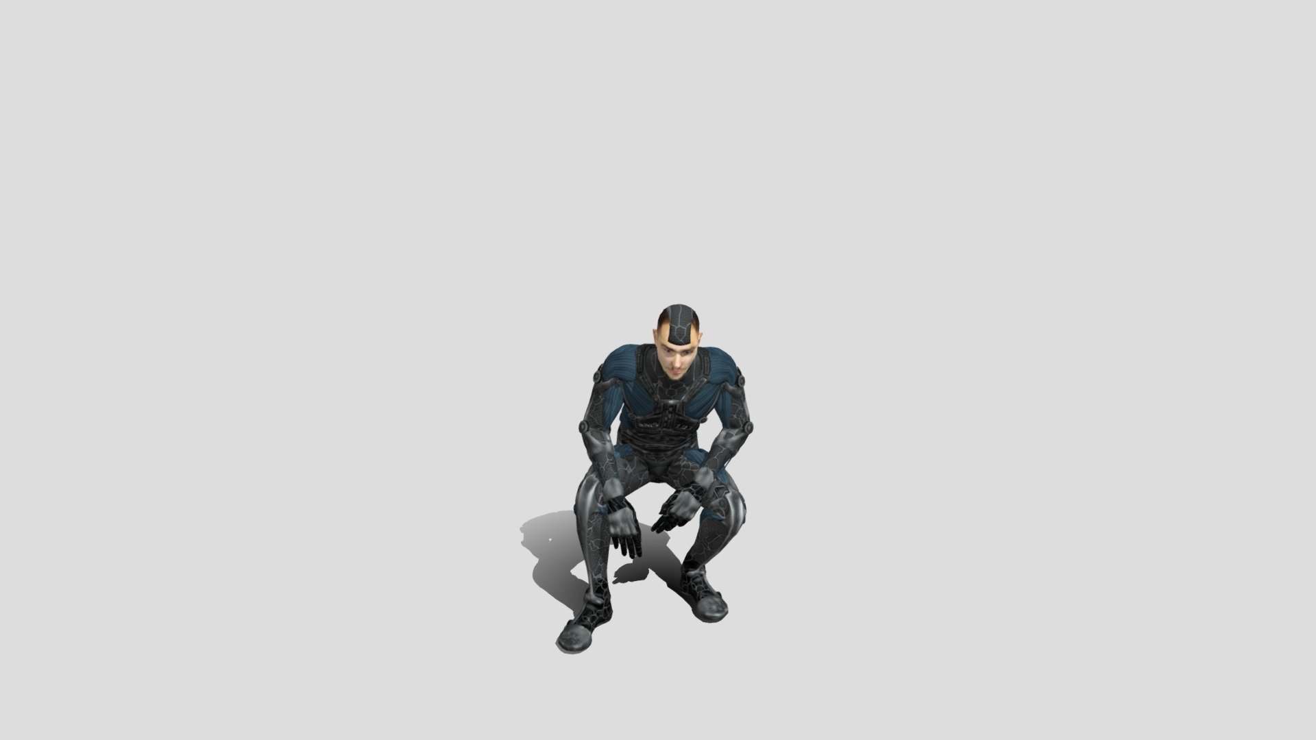 624230018 ExoGray SittingLaughing