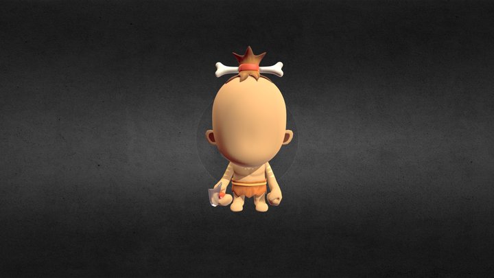 Low Poly Character 3D Model