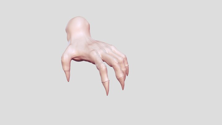 Monster Hand 3D Model