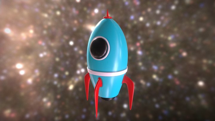 Space Rocket 3D Model