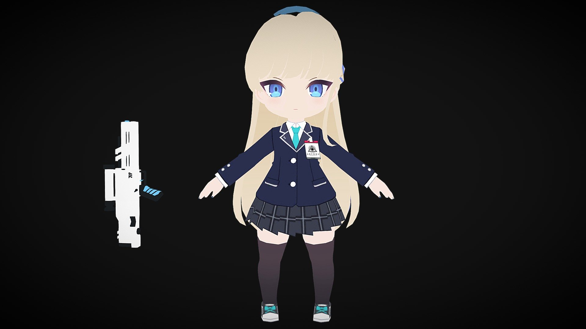 Blue Archive - Toki (Abydos Uniform) - 3D model by Russell3D ...