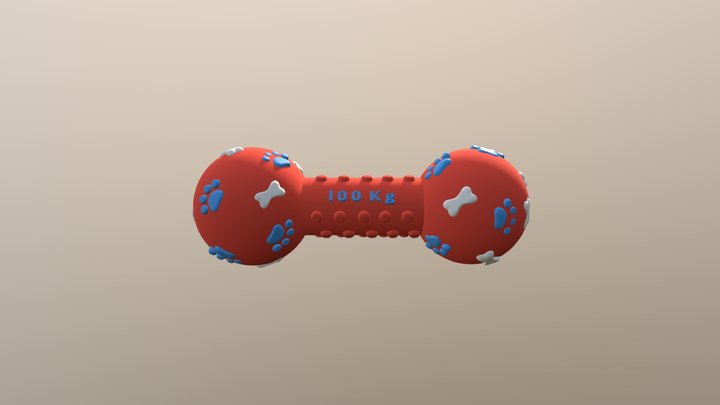 Grover Squeaky Toy 3D Model