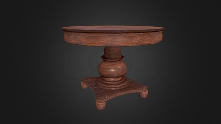 Simple Wood Table – Gratis 3D-model STL