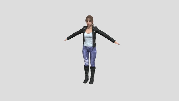 Claire 3D Model