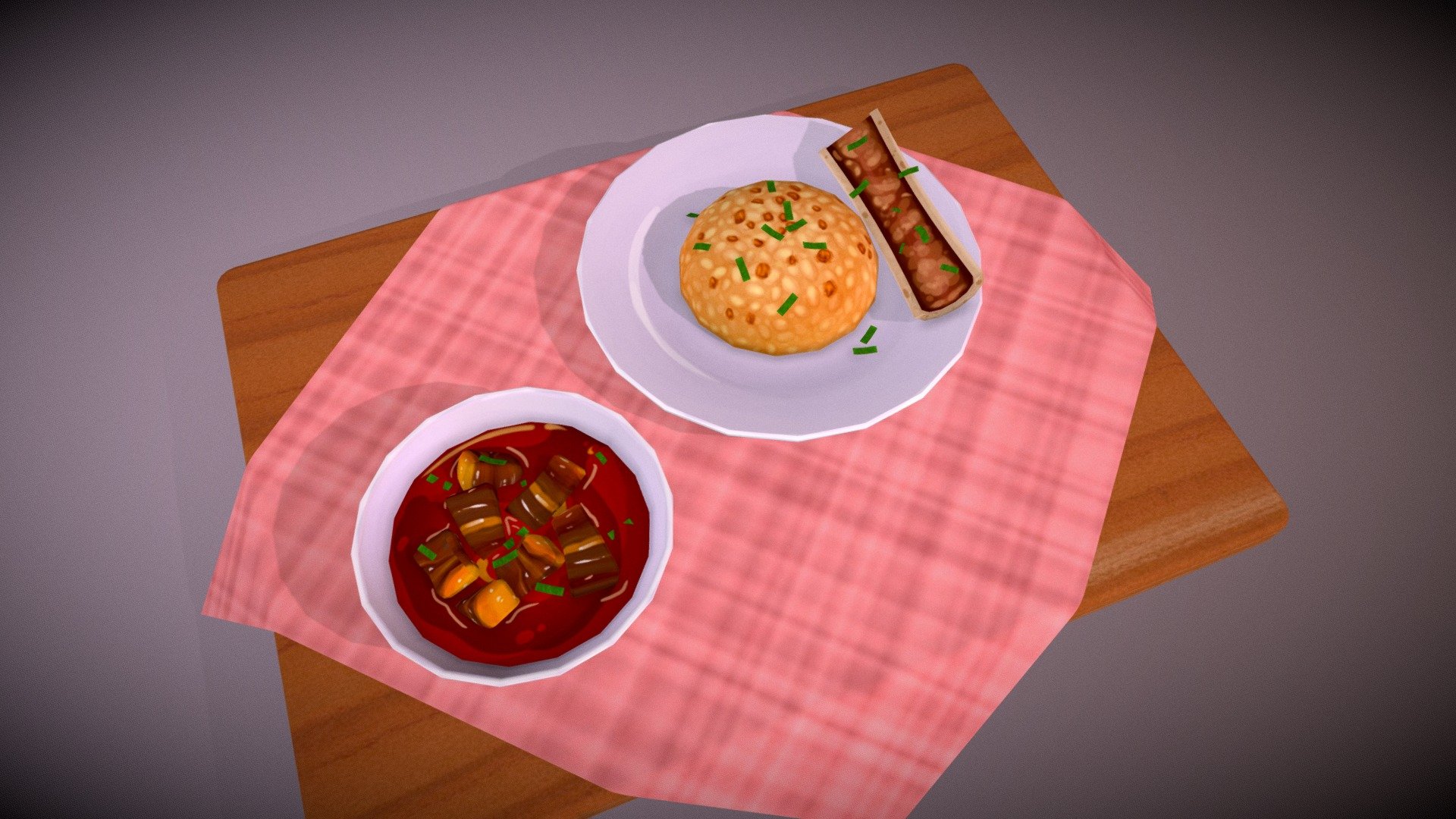 Beef Pares 3D model by Jammy R (jammyr) [707ca81] Sketchfab