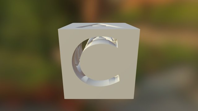 ABC Cube 02 3D Model