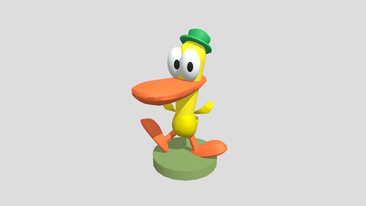 Pato The Duck Toy 3D Model