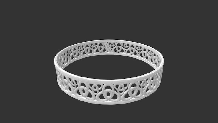 Celtic Ring 3D Model