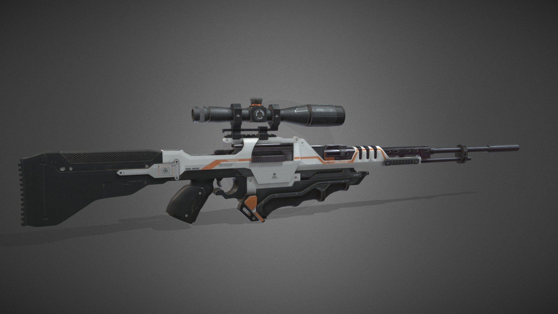 DXMD Sniper Rifle - 3D model by Remi_De_Meerleer [707e266] - Sketchfab