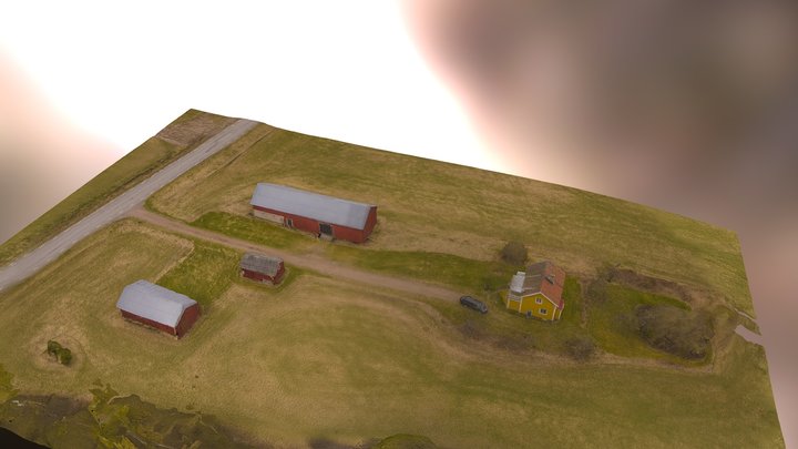 Small farm - Gärdet 3D Model