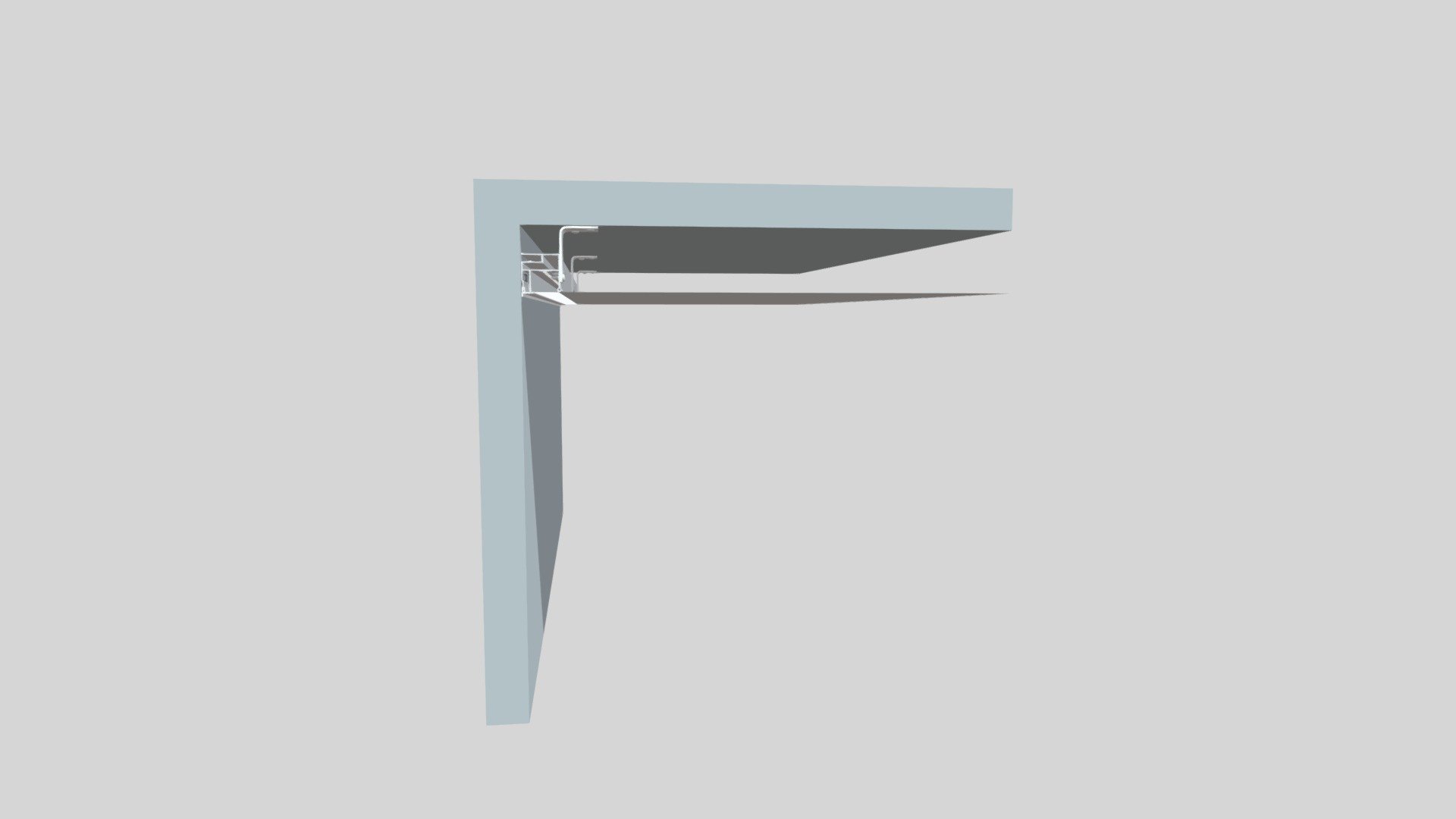 Брус универсальный примыкание к стене — Sketchfab embed 3D viewer