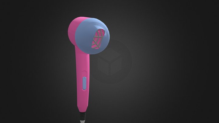 Hair Dryer 3D Model