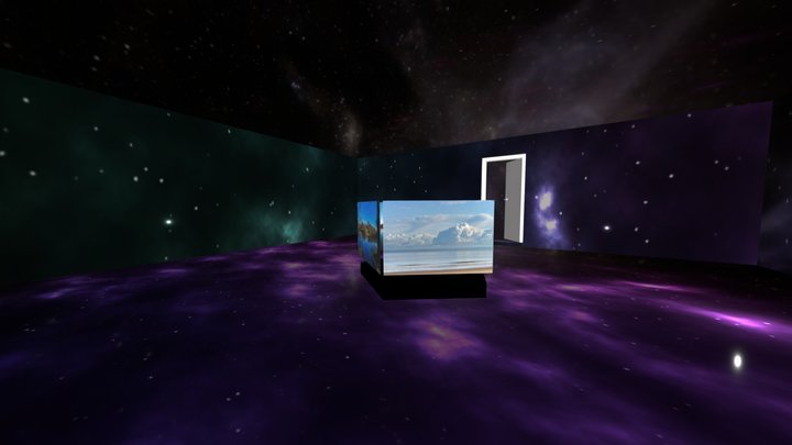 Room With Gallery 3D Model