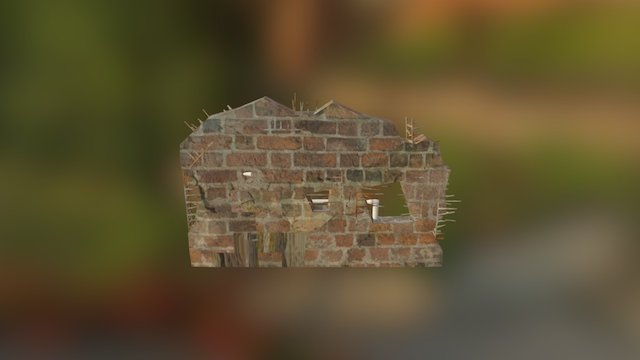 Wall-Destroyed 3D Model