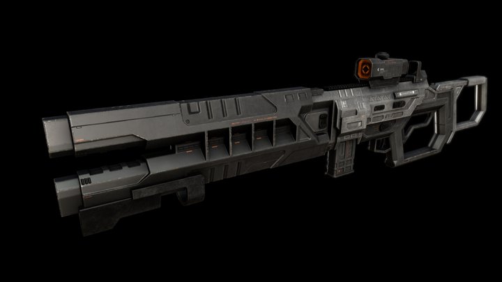 VA-70 Barrage Rifle 3D Model