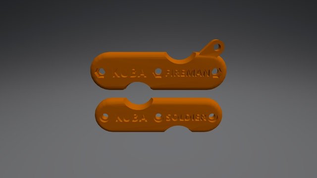 Scyzoryk Z Personalizacja Kuba 3D Model
