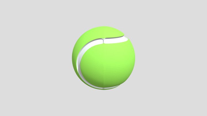 Tennis Ball 3D Model