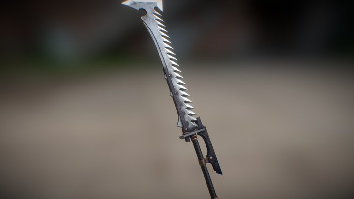 two hand sword 02 3D Model