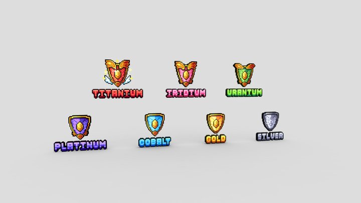 Rank Banner 3D Model