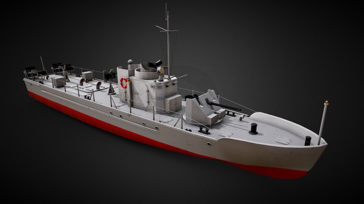MO-class small guard ship 3D Model
