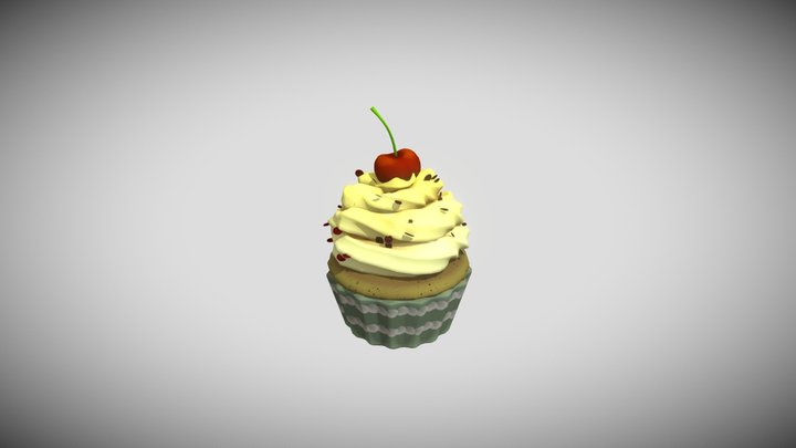 Cupcake - Richardson lecture 3D Model