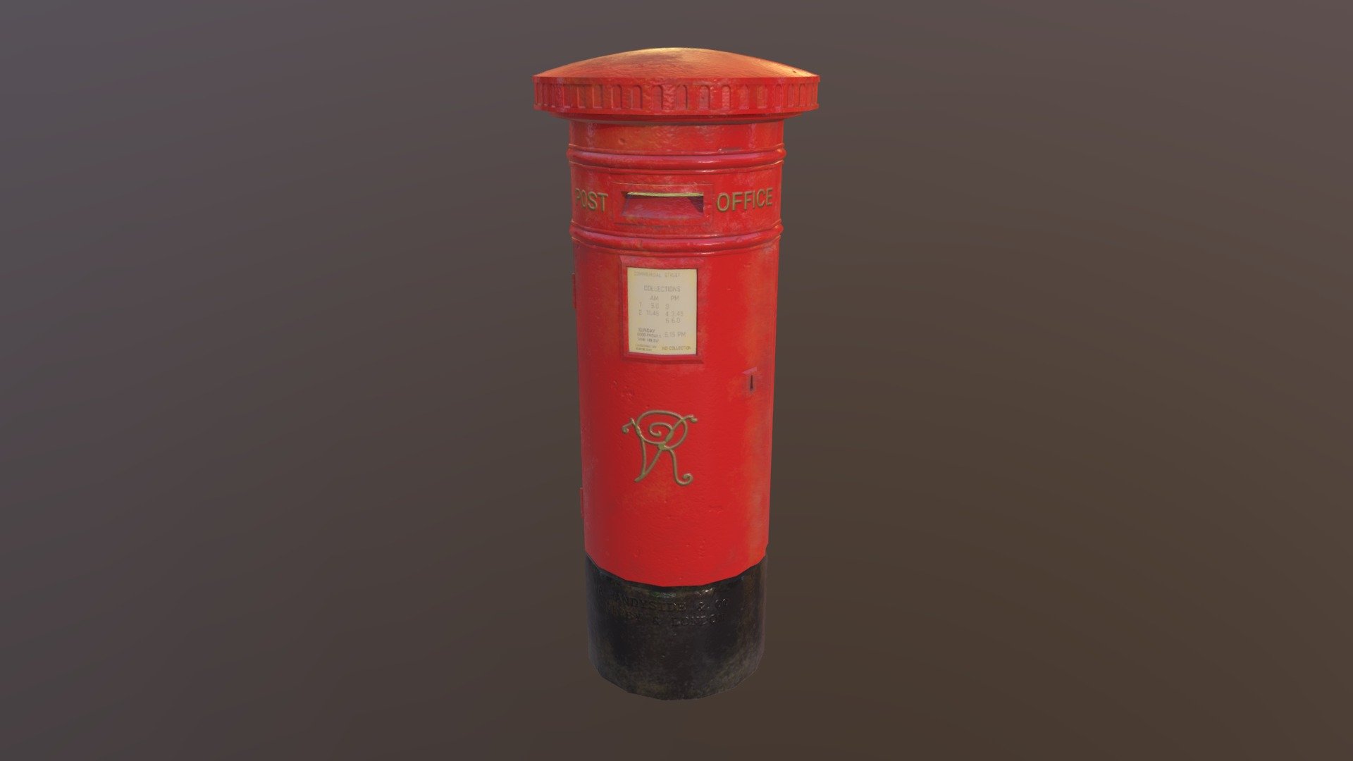 Victorian London Postbox - 3D model by Beth (@lookerbeth) [7084803 ...