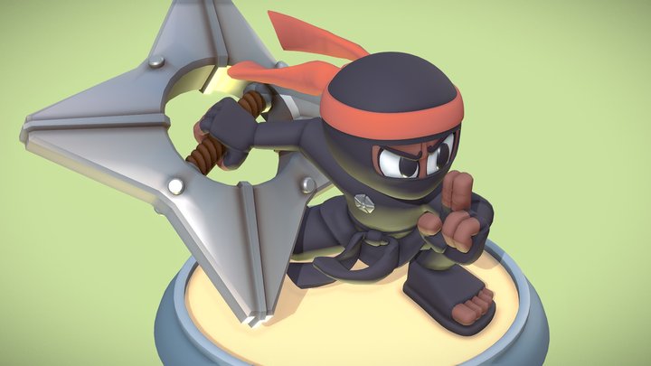 Nindash: Skull Valley - Fan art 3D Model