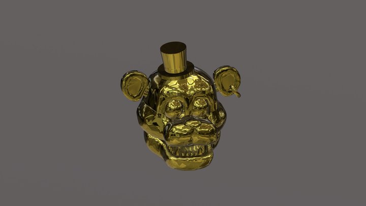Copy of FNAF glamrock freddy head 3D Model