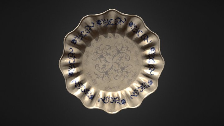 Ornate Plate 3D Model
