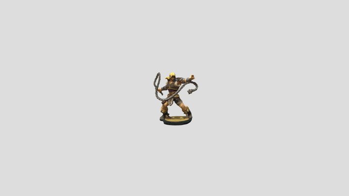 Simon Belmont Amiibo scan 3D Model